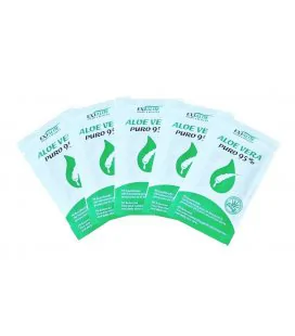 5 Muestras Aloe puro 95%