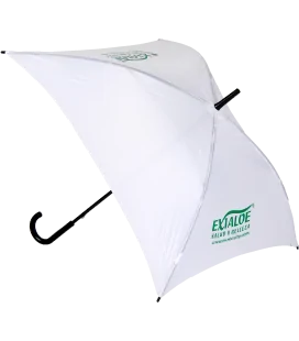 Paraguas cuadrado blanco Exialoe