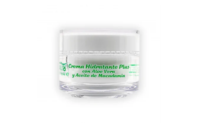 Crema Hidratante Plus con Aloe y Aceite de Nuez Macadamia - 4