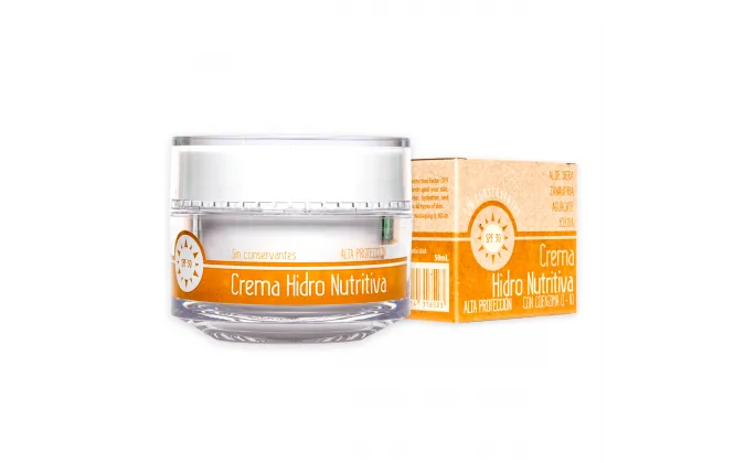Crema hidro-nutritiva con coenzima Q10, F.P: 20 (MEDIO)