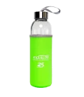Botella de cristal con funda verde Exialoe