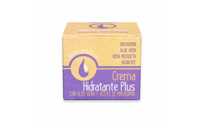 Crema Hidratante Plus con Aloe y Aceite de Nuez Macadamia
