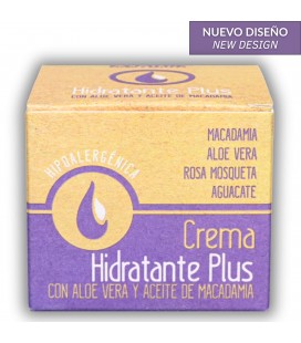 Crema Hidratante Plus con Aloe y Aceite de Nuez Macadamia