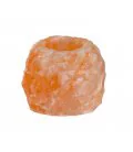 Portavela natural de Sal del Himalaya (0,5 - 1 kg)